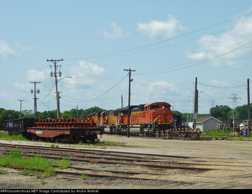 Coal power in the service yard